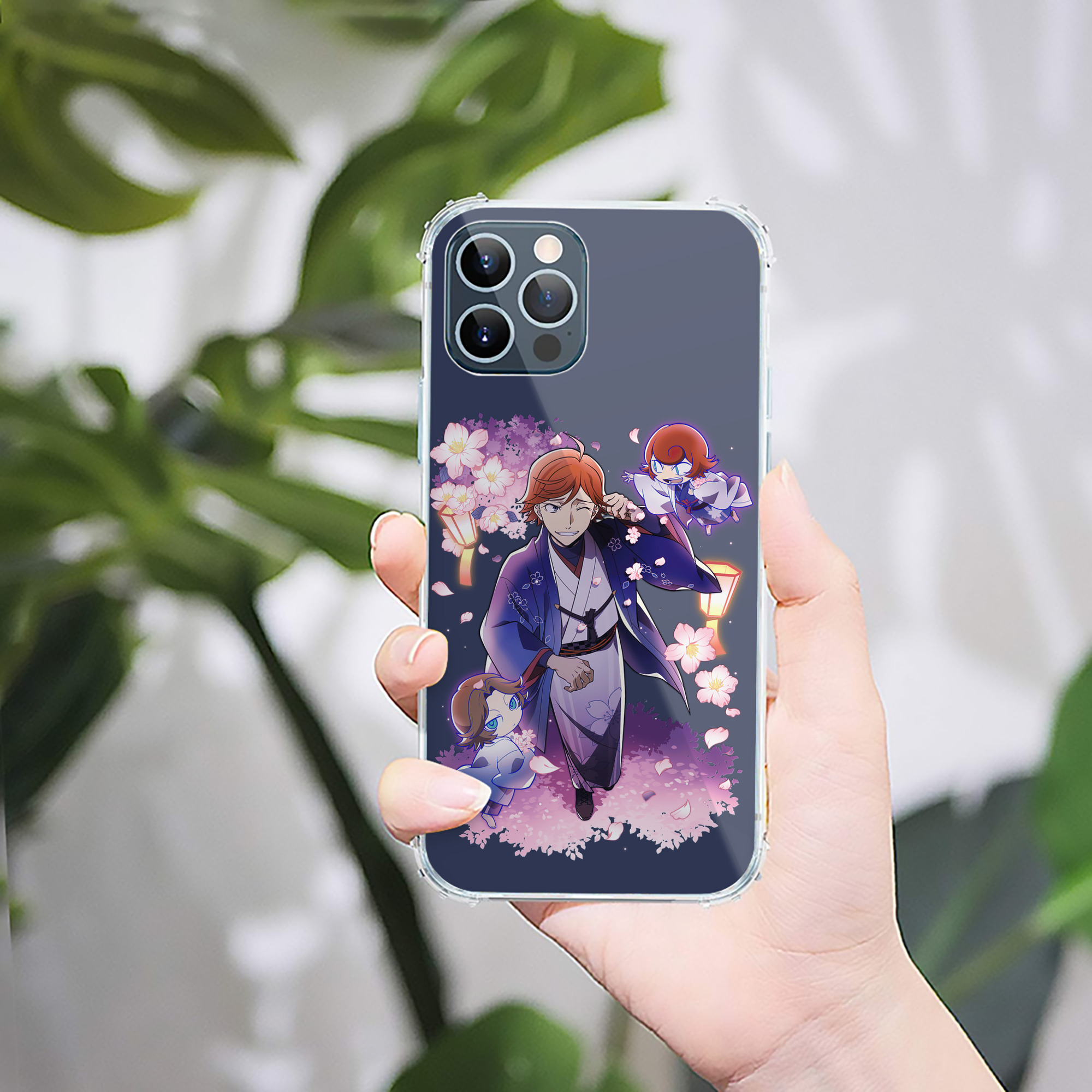 （画像用） 文豪ストレイドッグス Bungo Stray Dogs 【iPhone 12シリーズ対応】透明スマホケース（クリアソフトケース）
